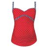camiseta Tankini Premamá Rojo
