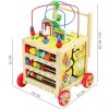 Carrito andador de madera con Actividades