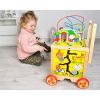 Carrito andador de madera con Actividades