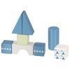 Carrito de arrastre con 20 piezas de construcción Lifestyle Aqua , Goki - imagen 13