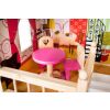 Casa de muñecas de madera Villa con Piscina - imagen 8