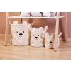 Cesto  grange de almacenaje Teddy White - Childhome - imagen 4
