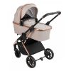 Cochecito 3 piezas Angele Beige Cromado