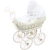 Cochecito de mimbre para Muñecas Odette