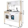 Kruzzel Cocina Blanca de juguete para niños de madera - imagen 13