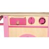 Cocinita de madera rosa 
