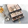 Cofre , caja para joyas negra