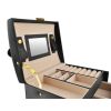Cofre , caja para joyas negra