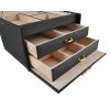 Cofre , caja para joyas negra