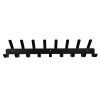 Colgador Perchero de pared Negro , 17 Ganchos