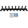 Colgador Perchero de pared Negro , 17 Ganchos - imagen 2