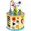 Cubo Educativo Madera Clasificador 8 en 1 Interactivo - imagen 5