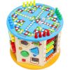 Cubo Educativo Madera Clasificador 8 en 1 Interactivo - imagen 7