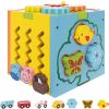 Cubo educativo de madera 15 x 15 x 15 cm