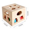 Cubo de madera Formas y Colores 