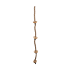 Cuerda de escalar con soportes de madera para los pies