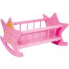 Cuna rosa de madera para muñecas Estrellita - imagen 7