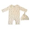Set Bebé Orgánico Recién Nacido con Gorro – Algodón GOTS Suave 0-3 Meses | Clair de Lune
