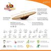 Kinderfeets Disco de equilibrio de madera  - imagen 43