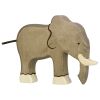 Figura de madera Elefante Holztiger - imagen 2