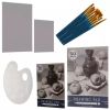 Set de Pintura en maletín de madera , 128 piezas