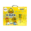 Set de Arte en Maletín Amarillo con Motivo de Pato – 84 Piezas - imagen 4