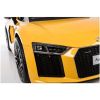 Coche Eléctrico para Niños Audi R8 Spyder Amarillo con Control Remoto y Asiento de Ecopiel