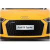 Coche Eléctrico para Niños Audi R8 Spyder Amarillo con Control Remoto y Asiento de Ecopiel