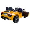 Coche Eléctrico para Niños Audi R8 Spyder Amarillo con Control Remoto y Asiento de Ecopiel