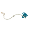Muñeca Bebé con Ropa Blanca y Gris, Chupete y Manta – 35 cm - imagen 4