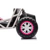 Buggy Eléctrico A8812 24V Rosa con Asiento de Cuero y Ruedas EVA - imagen 7
