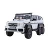Coche Eléctrico Infantil Mercedes G63 6x4 24V LEAN CARS - Blanco - imagen 2