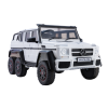 Coche Eléctrico Infantil Mercedes G63 6x4 24V LEAN CARS - Blanco - imagen 3