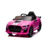 Coche Eléctrico para Niñas Ford Mustang GT500 Shelby Rosa con Control Remoto y Asientos de Ecopiel