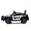 Coche Eléctrico para Niños Dodge Charger de Policía Blanco y Negro con Control Remoto y Luces - imagen 3