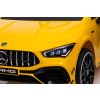 Coche Eléctrico Infantil Mercedes CLA 45s AMG 4x4 Amarillo con Control Remoto y Asiento de Ecocuero - imagen 7