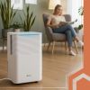 Deshumidificador RUHHY DRYZIX 12L/24h con WiFi, Humidistato y Temporizador - imagen 3