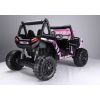 Coche Eléctrico Infantil Jeep JC666 Rosa con Control Remoto y Asiento de Cuero - imagen 6