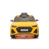 Coche Eléctrico para Niños Audi RS6 Amarillo con Control Remoto y Asiento de Ecopiel