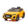 Coche Eléctrico para Niños Audi RS6 Amarillo con Control Remoto y Asiento de Ecopiel