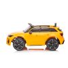 Coche Eléctrico para Niños Audi RS6 Amarillo con Control Remoto y Asiento de Ecopiel