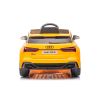 Coche Eléctrico para Niños Audi RS6 Amarillo con Control Remoto y Asiento de Ecopiel