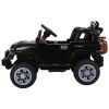 Coche Eléctrico para Niños Jeep JJ245 Negro con Control Remoto y Asiento de Ecopiel