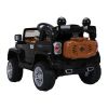 Coche Eléctrico para Niños Jeep JJ245 Negro con Control Remoto y Asiento de Ecopiel