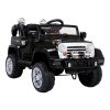 Coche Eléctrico para Niños Jeep JJ245 Negro con Control Remoto y Asiento de Ecopiel