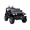 Jeep Eléctrico para Niños Wrangler Rubicon 4x4 Negro con 4 Motores, 12V y Control Remoto
