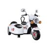 Moto Eléctrica para Niños SX138 12V Color Blanco – Doble Motor de 45W y Panel de Música MP3