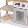 Cocinita de madera gris/natural