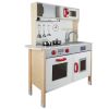 Cocina de Madera Kruzzel con Iluminación LED y Accesorios: Juego de Rol Educativo