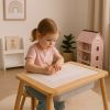 Mesa Sensorial Educativa de Madera XL para Niños + Silla – Mesa Montessori para Arena, Agua y Creatividad - imagen 15